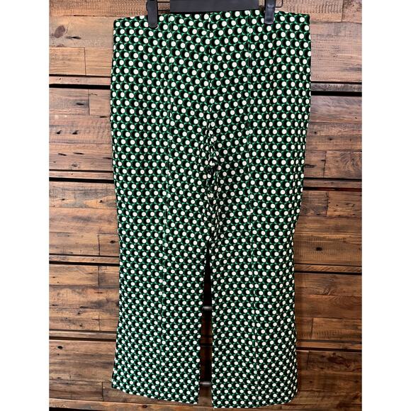 Anthropologie The Margot Kick-Flare Cropped Pants by Maeve Women's Sz L - Picture 2 of 8